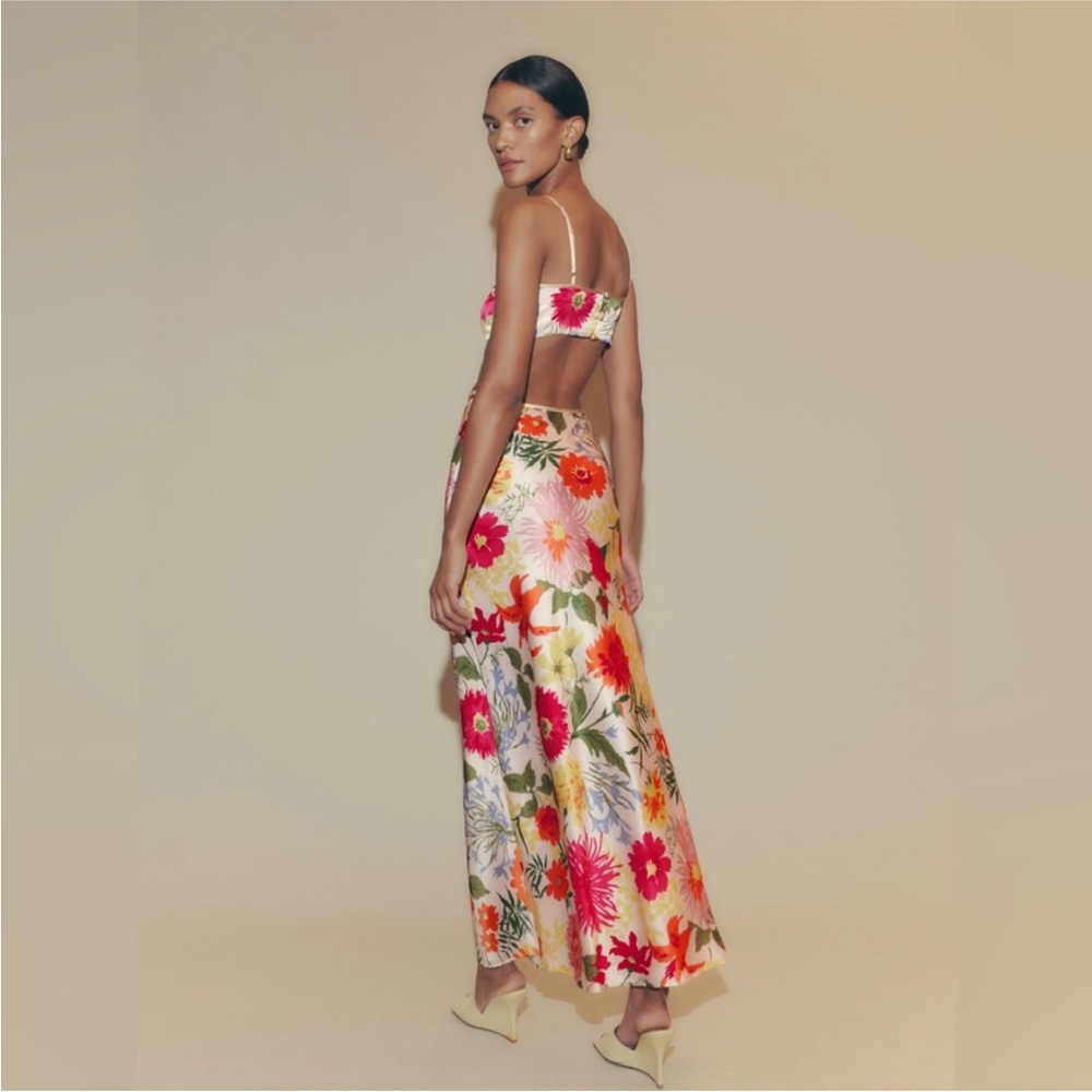 Reformation Poppies Silk Dress in Fabrizia, Size 0